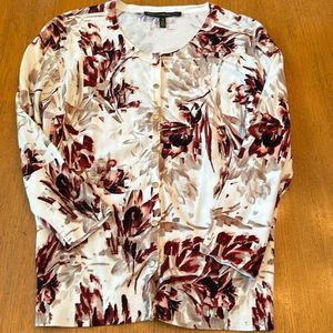 WHBM 3/4 sleeve cardigan M